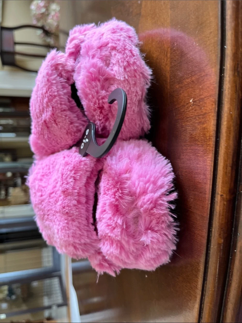 bp Women’s Plush Pink Slip-On Slippers